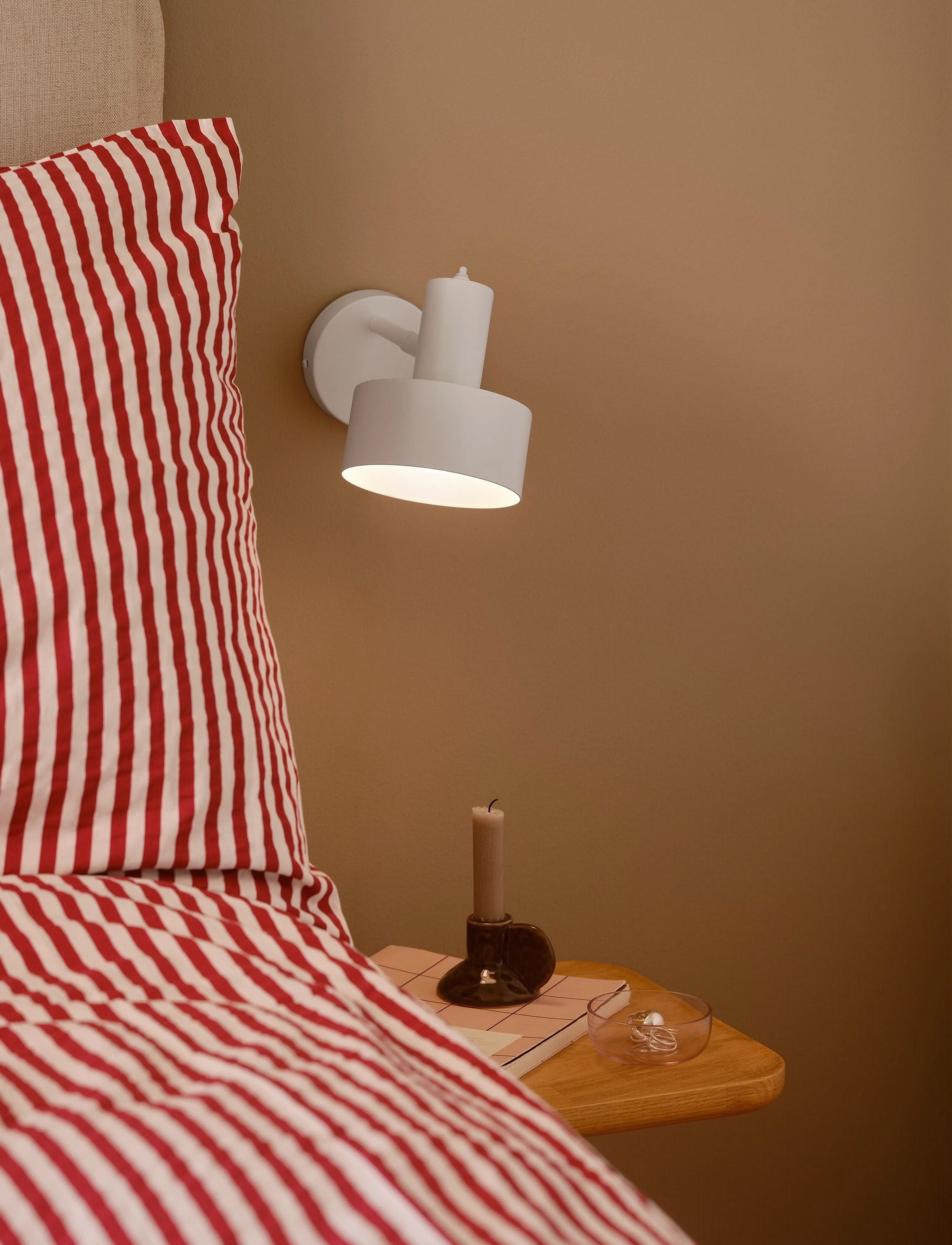 Nordlux Matis | Væglampe, Ø 12.5 cm, White, Lamper > Væglamper, Unisex