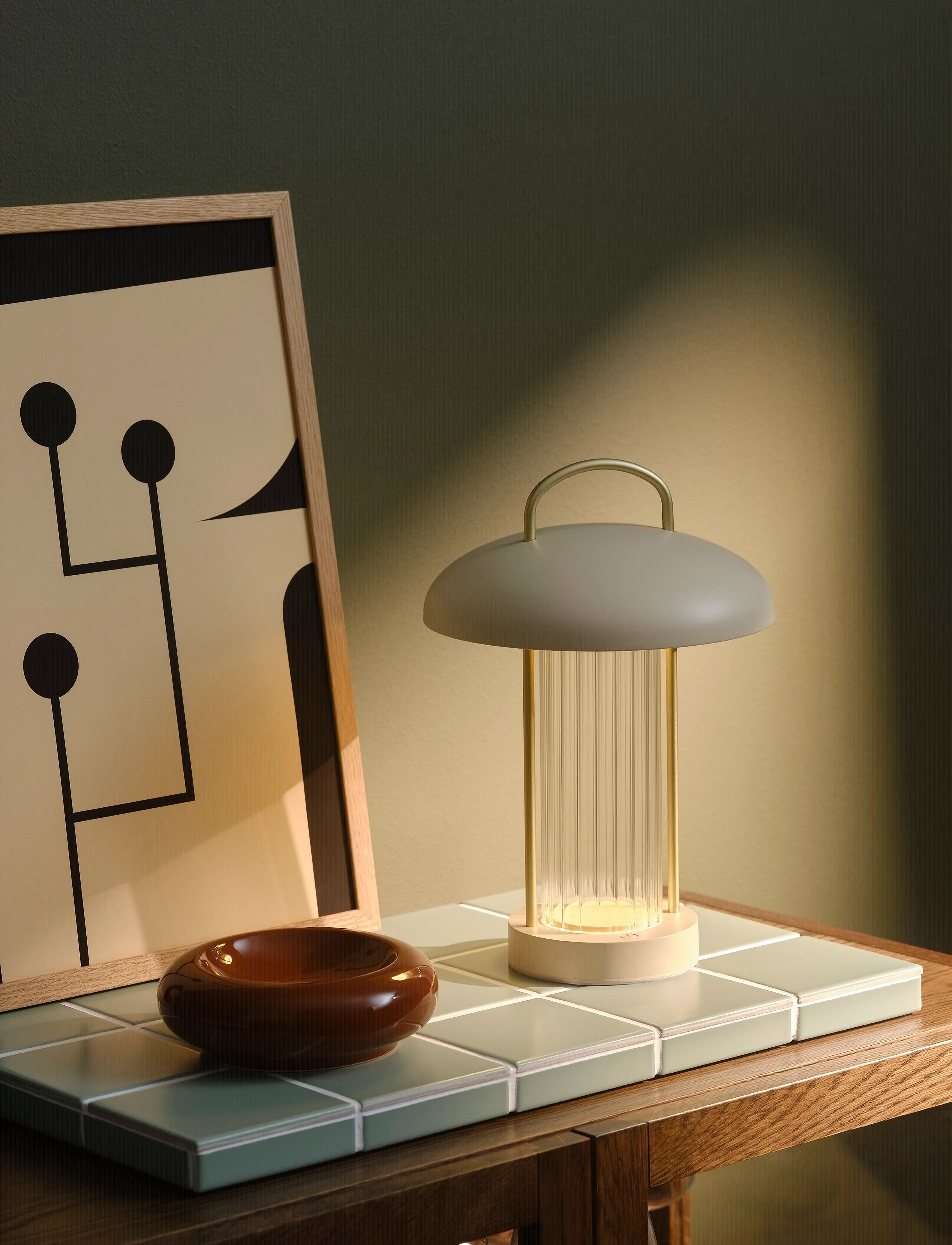 Nordlux Mirano Portable | Bordlampe, H29 cm, White, Belysning > Bordlamper, Børn