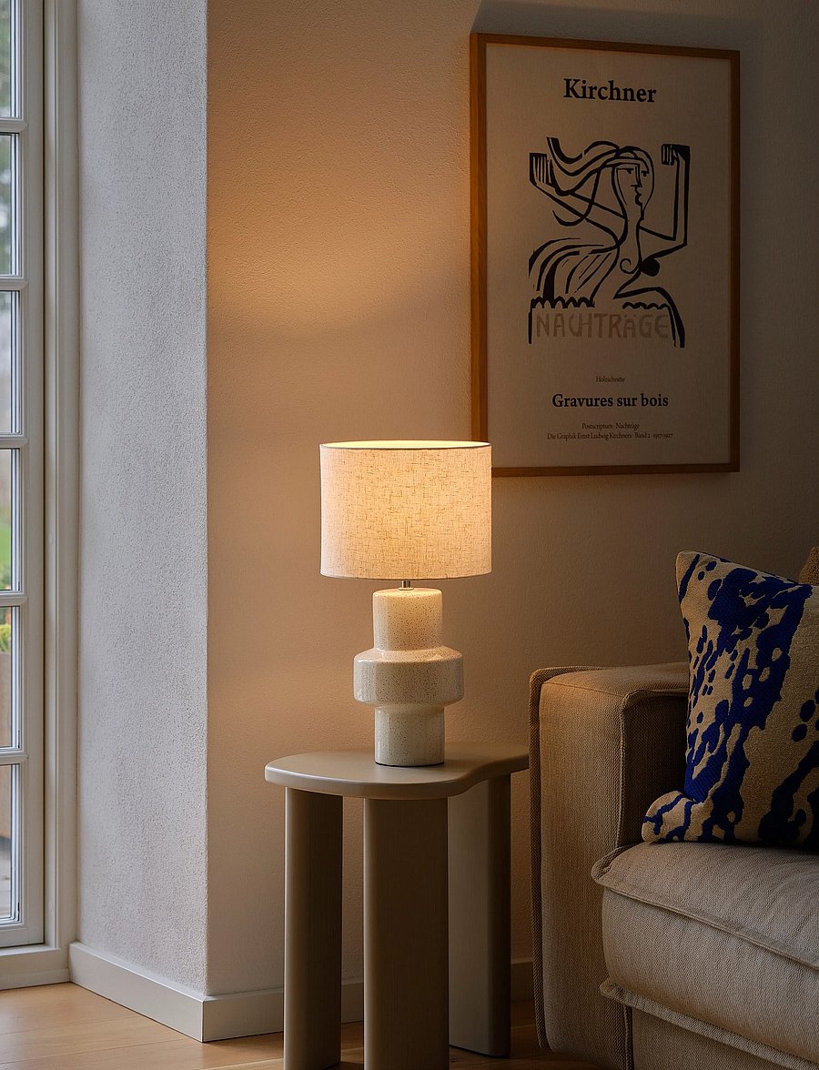 Nordlux - Dugan | Table lamp - schreibtisch- & tischlampen - beige - 0
