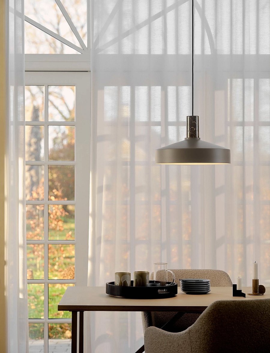Nordlux - Elvas marble | Pendant - pendellampen - light brown - 0