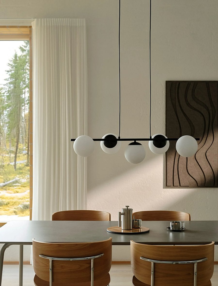 Nordlux - Lilly 5-spot | Pendant - pendellampen - black - 0