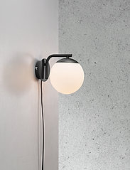 Nordlux - Grant / Wall - wall lamps - black/opal - 4