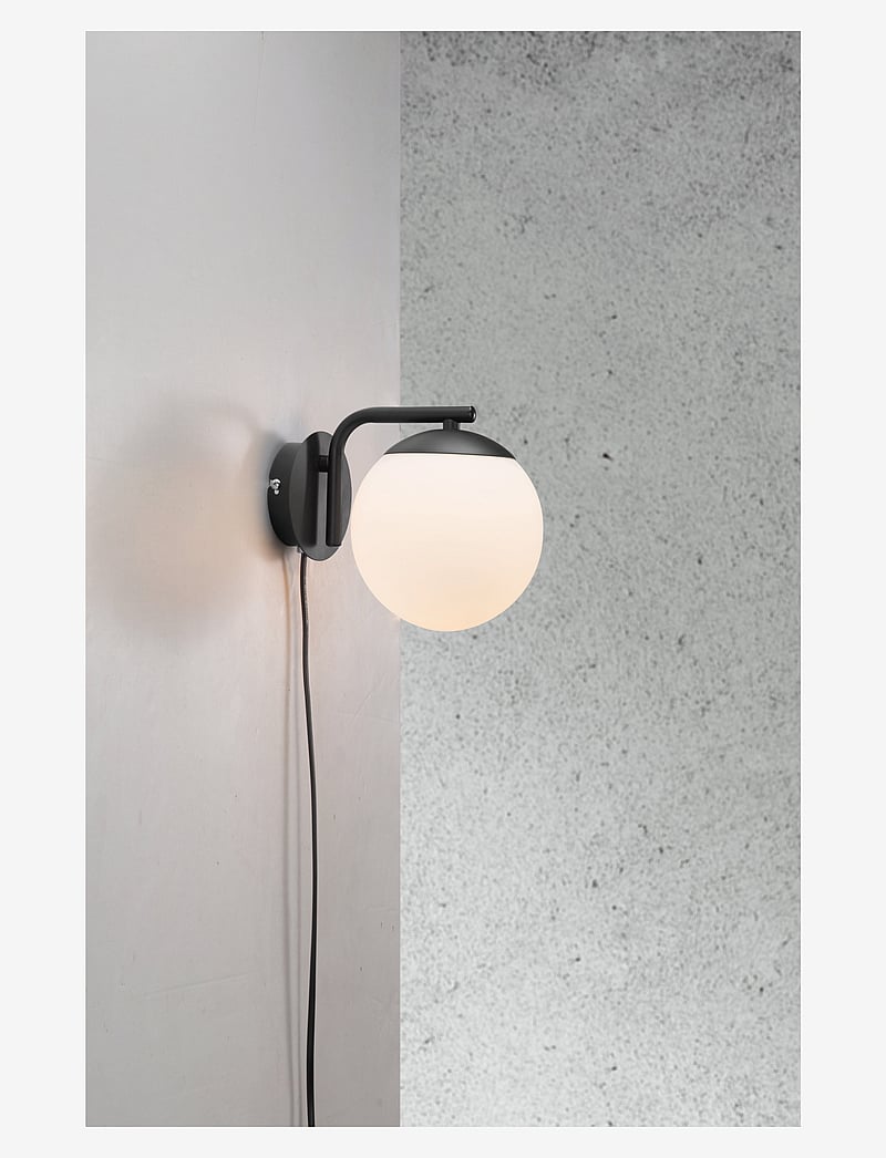 Nordlux - Grant / Wall - wandleuchten - black/opal - 2