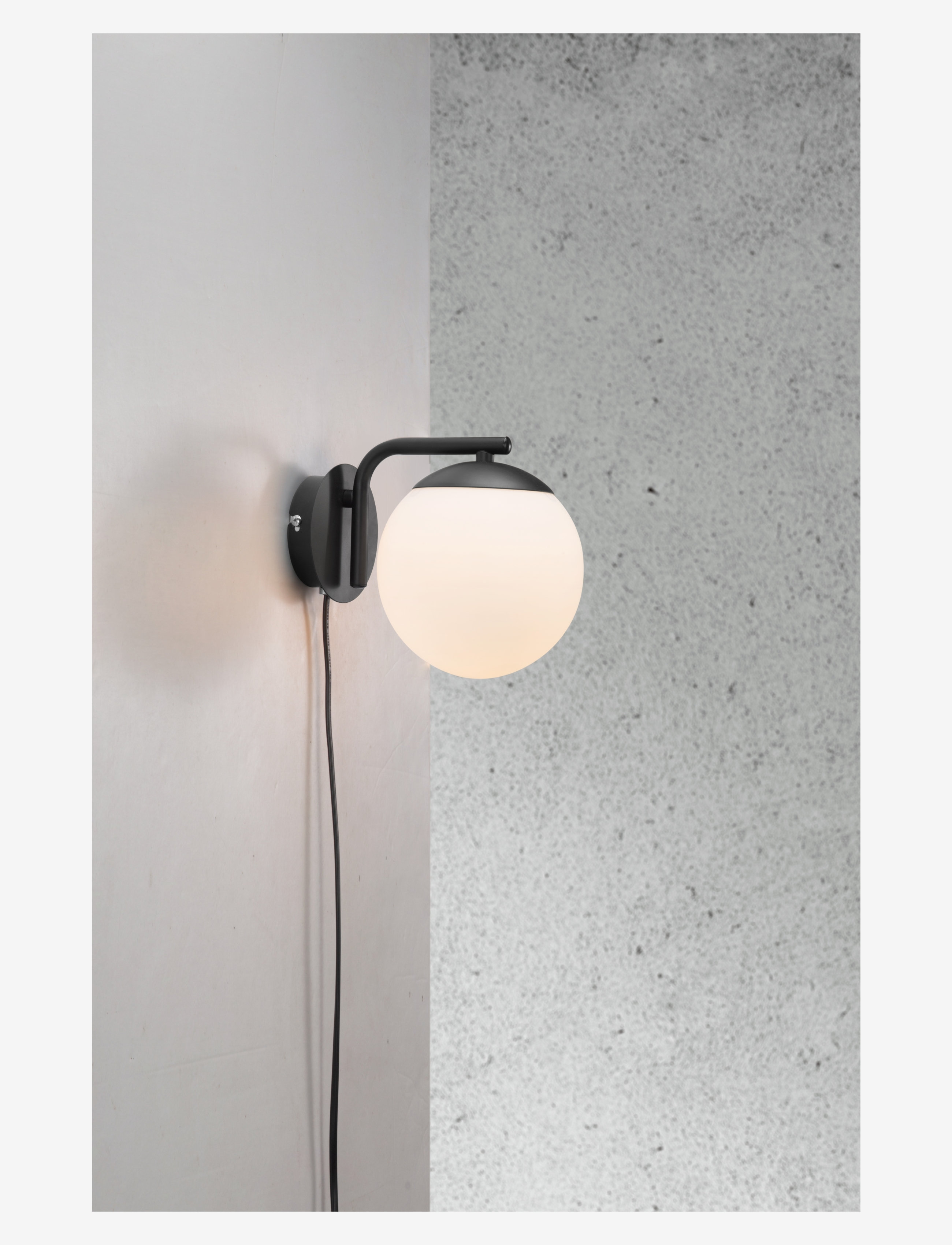 Nordlux - Grant / Wall - væglamper - black/opal - 3
