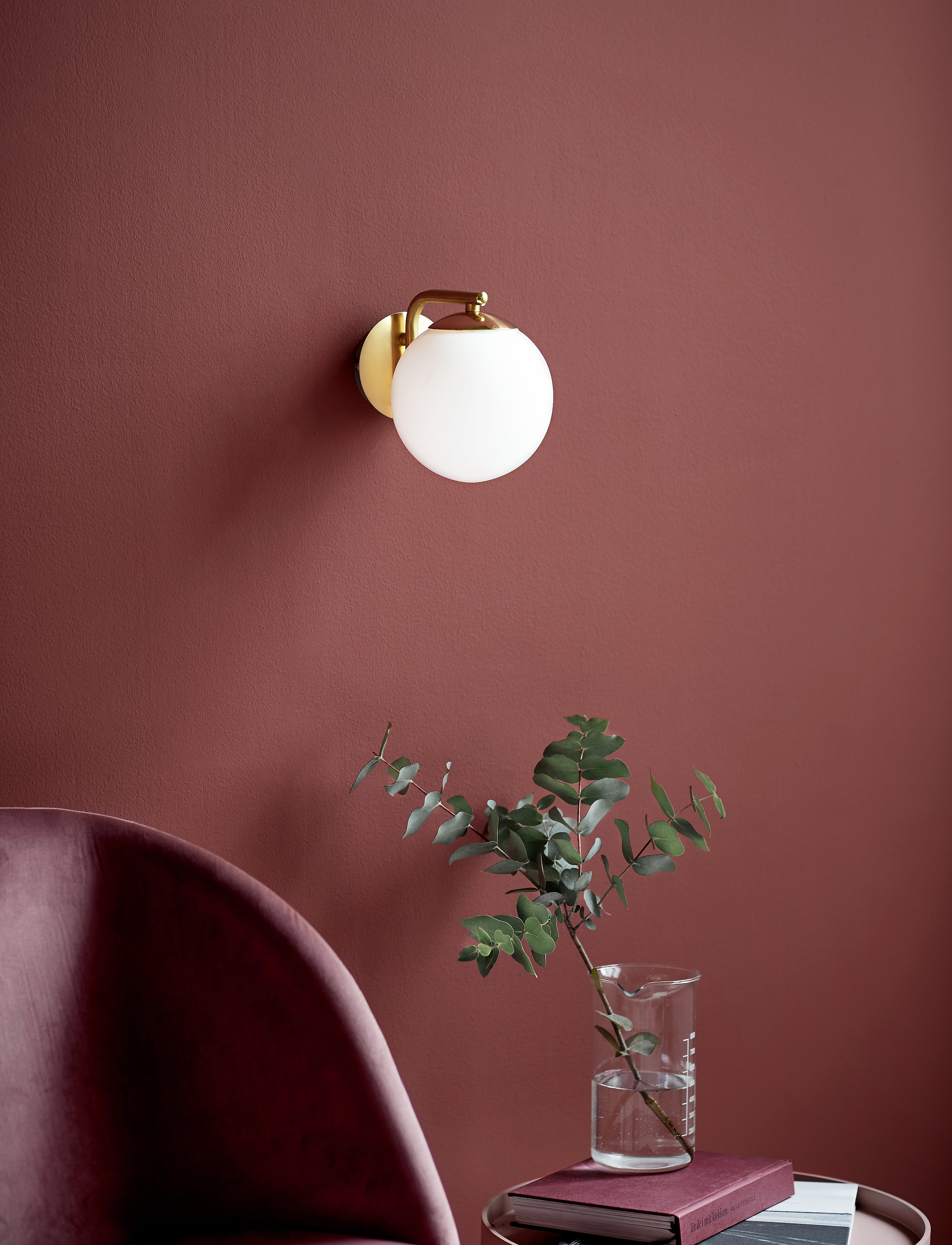 Nordlux Grant / Væg, Ø14.5X16.40 cm, Lamps, Gold - Wall Homeware