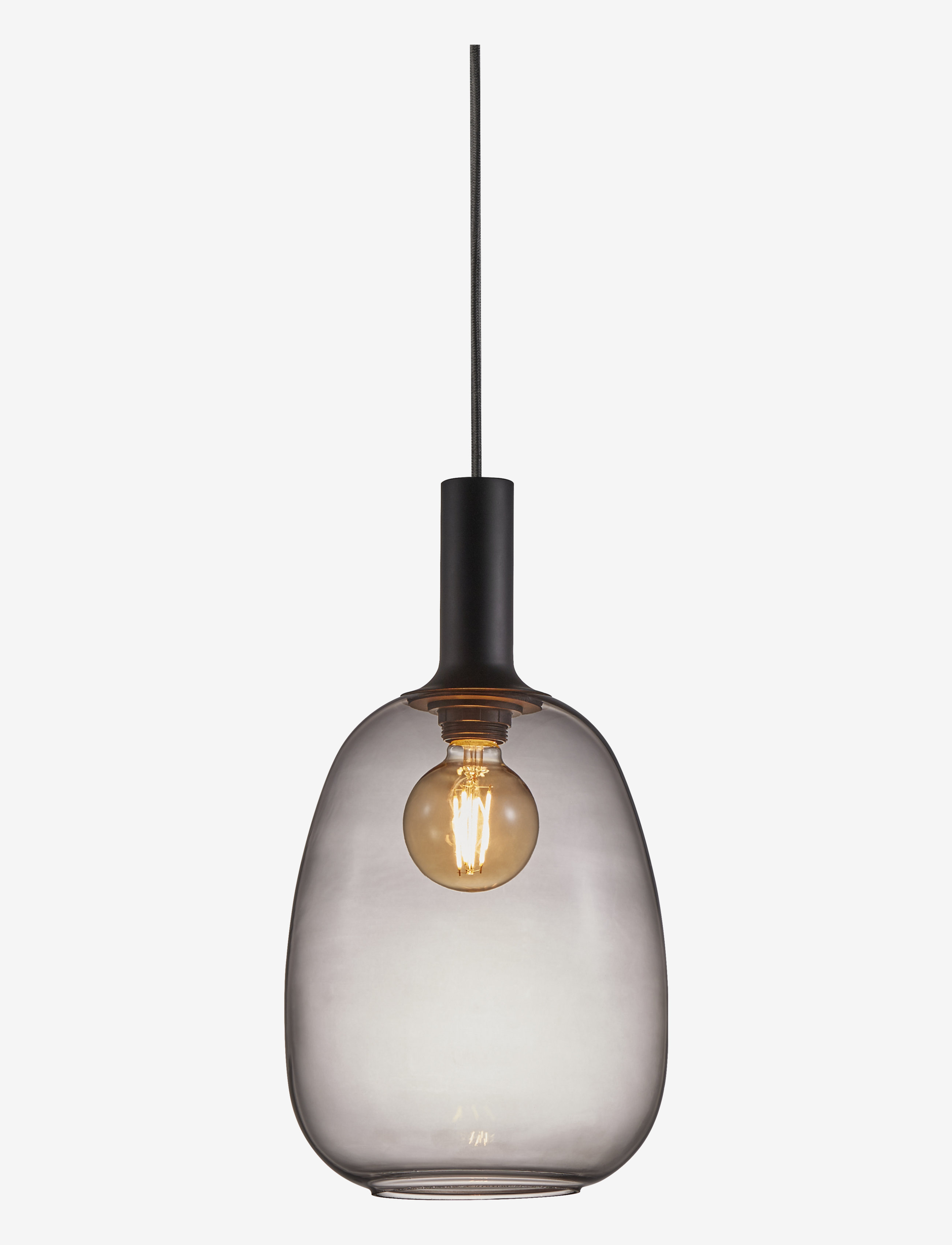 Nordlux Alton / Pendant - Pendellampen - BLACK/SMOKE / black