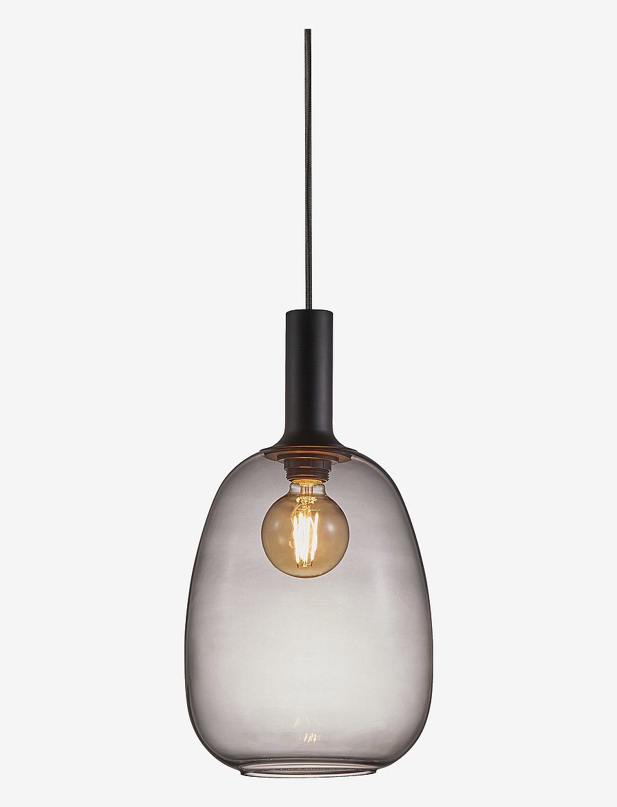 Nordlux - Alton / Pendant - rippvalgustid - black/smoke - 1