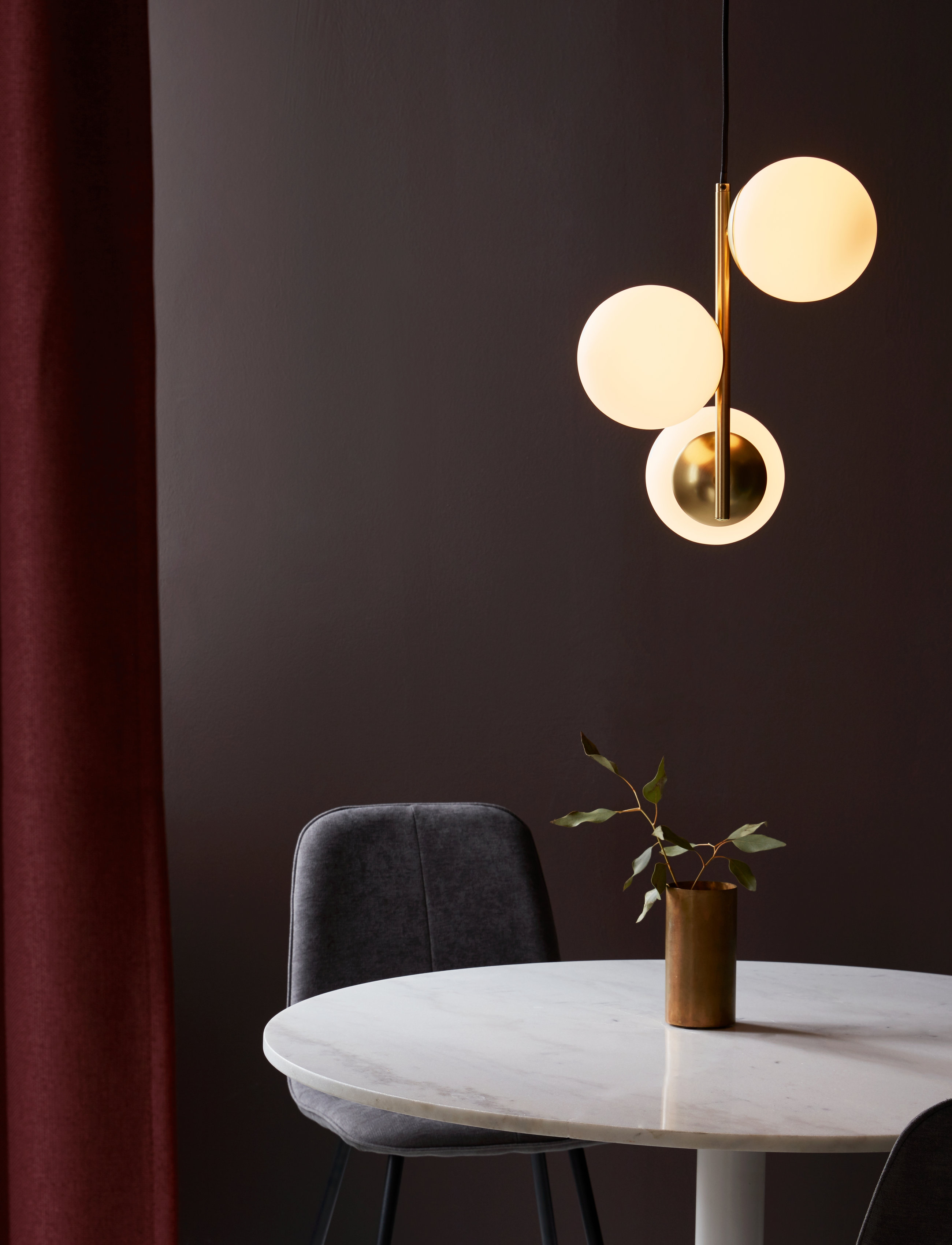 Nordlux - Lilly / Pendant - pendant lamps - brass/opal - 3