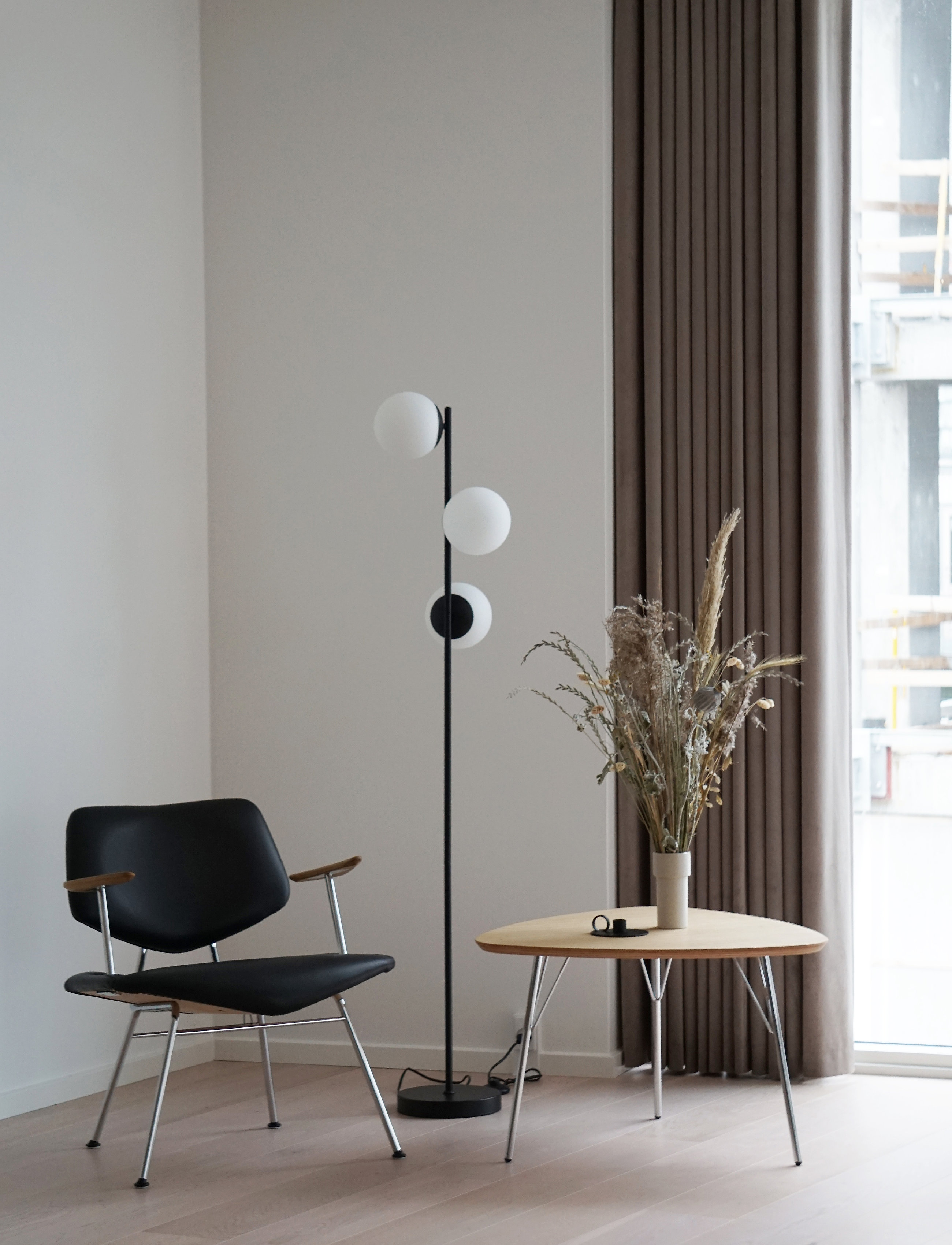 Nordlux Lilly / Gulv, H:150 cm, Lamps, Schwarz - Floor Homeware
