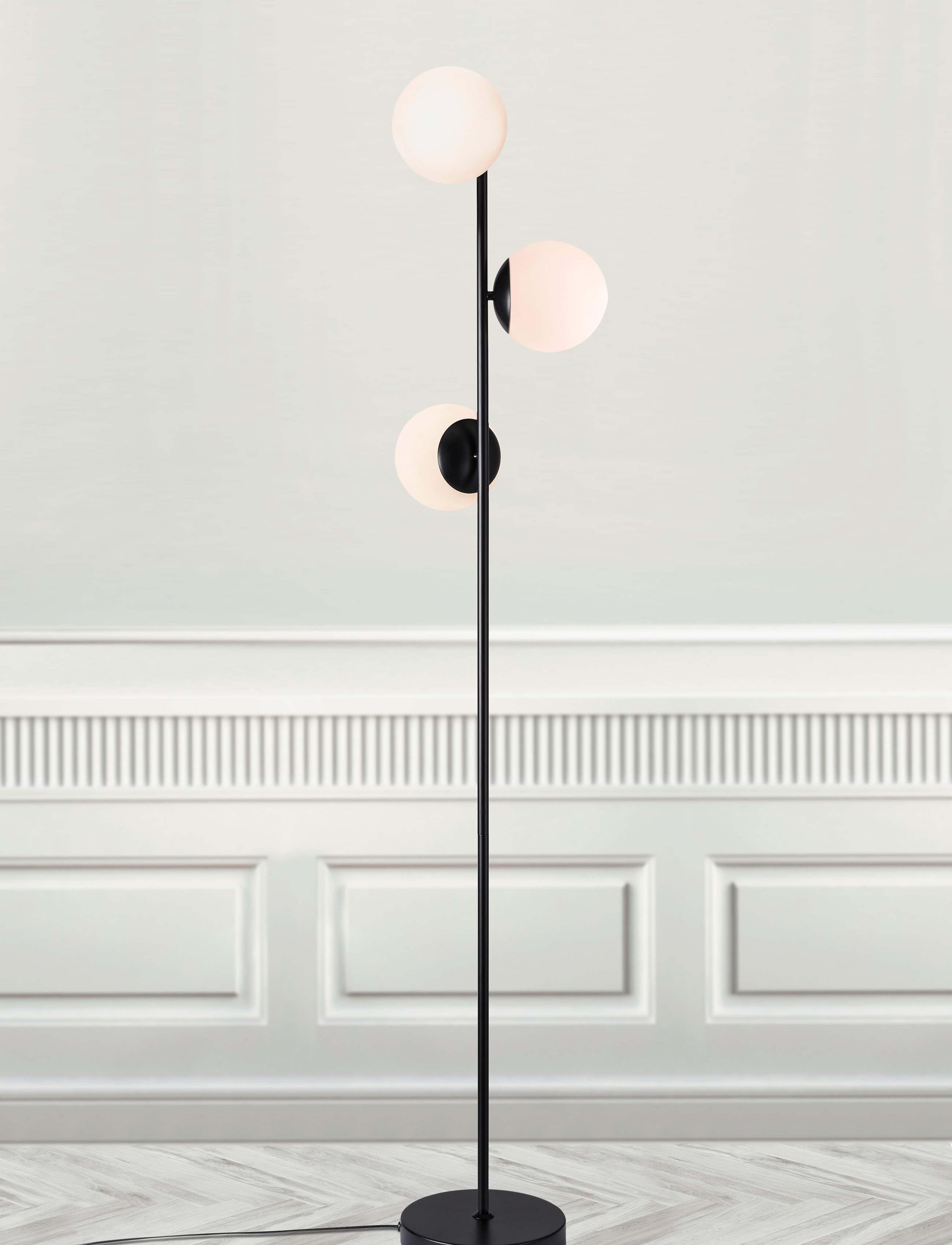 Nordlux - Lilly | Floor lamp - vloerlampen - black/opal - 2