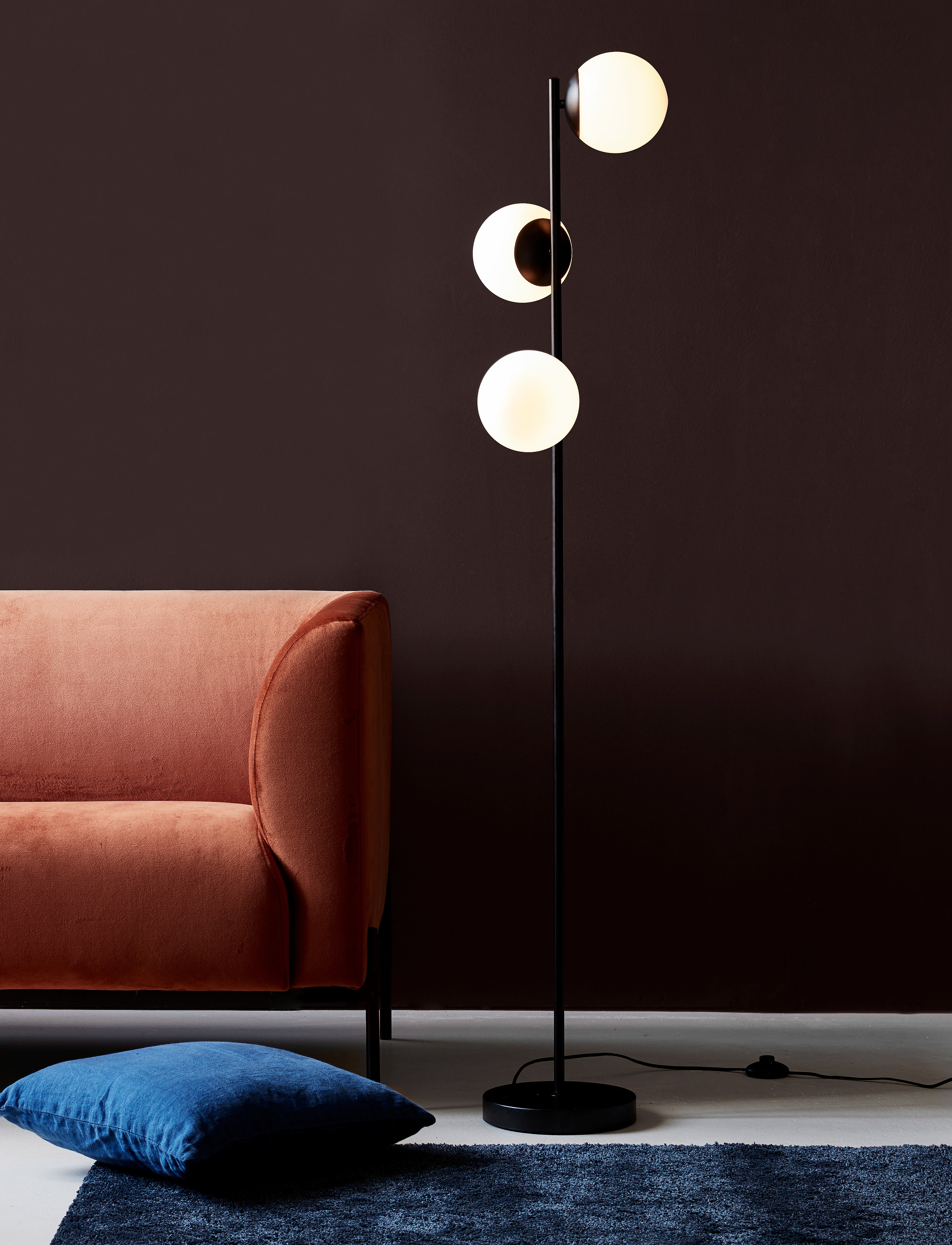 Nordlux - Lilly | Floor lamp - vloerlampen - black/opal - 3