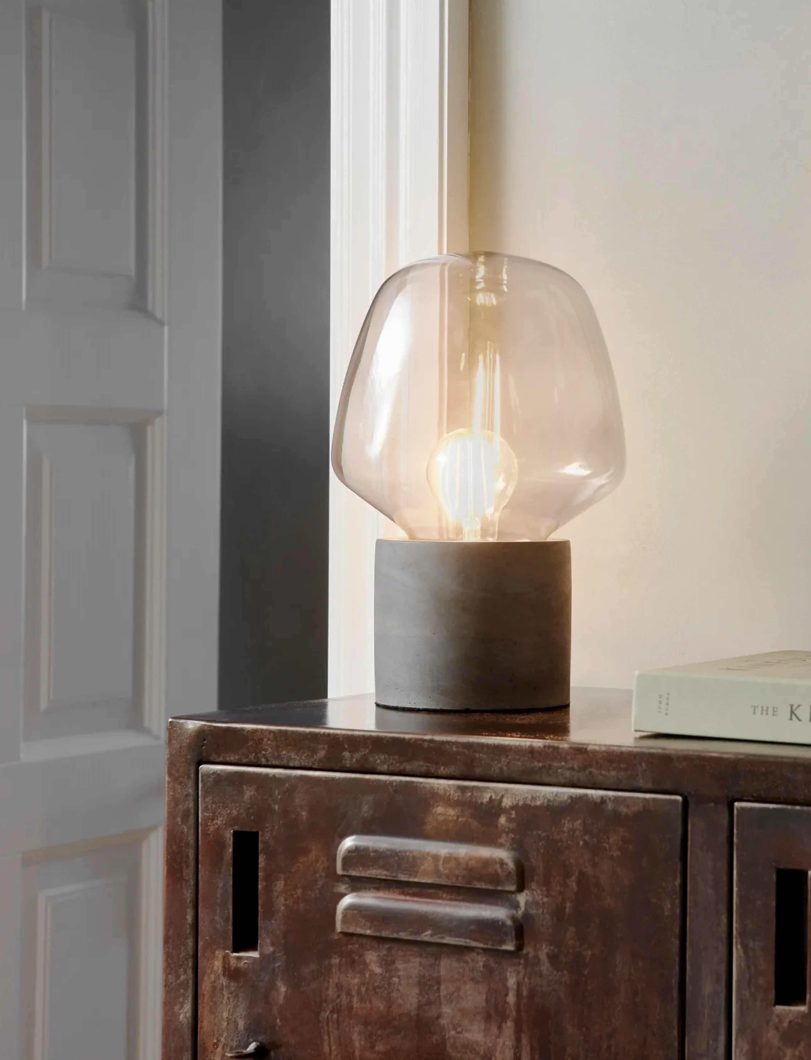 Nordlux Christina 20 | Bordlampe, H30 cm, Grey, Lamper > Bordlamper, Unisex