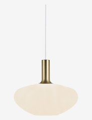 Alton 35 / Pendant - BLACK/BRASS/OPAL