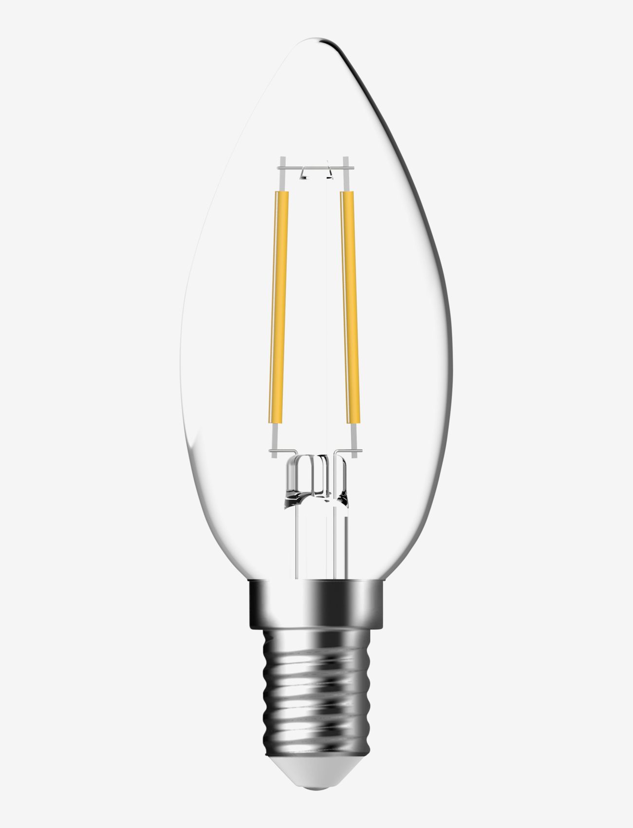 Nordlux E14 |C35|Fil| 2,5W|250Lm|Klart, One Size, Nude, Belysning > Lyspærer, Unisex