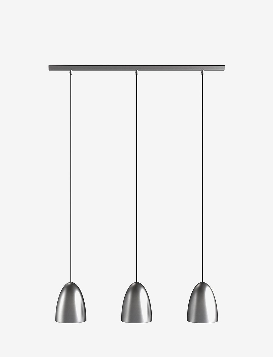 Nordlux - Nexus 20 / 3-pendant - pendellampen - brushed steel - 2
