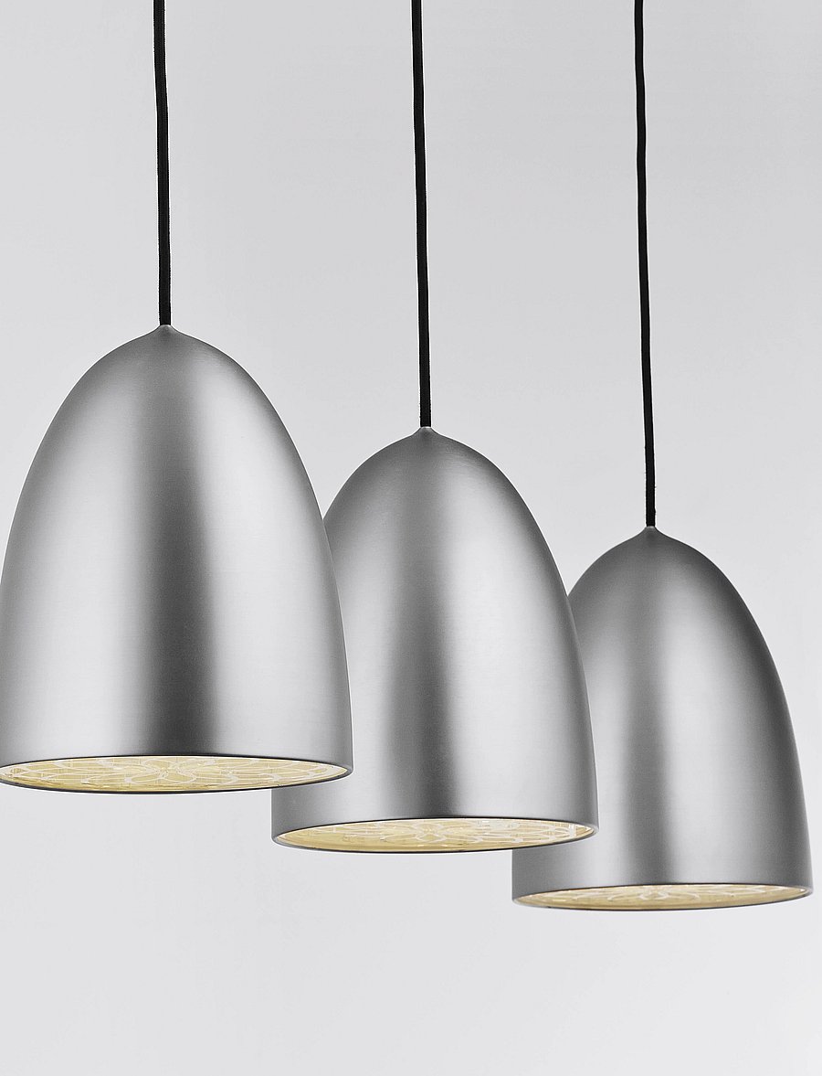 Nordlux - Nexus 20 / 3-pendant - pendellampen - brushed steel - 0