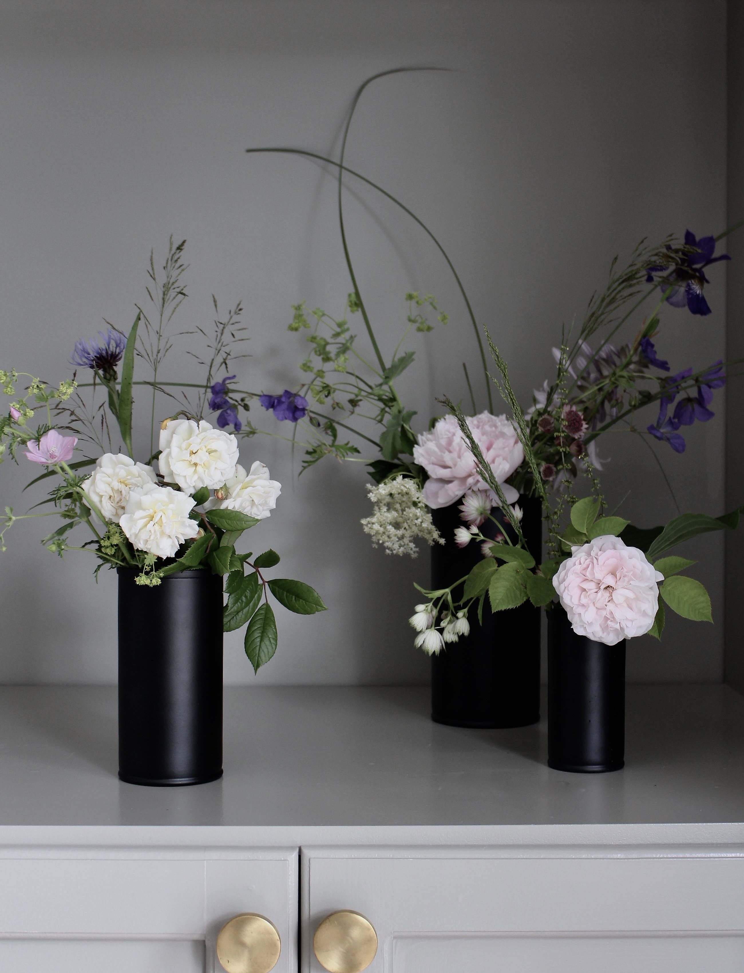 Nordstjerne Genuine Vase, H12 cm, Black, Vaser > Cylindervaser, Unisex