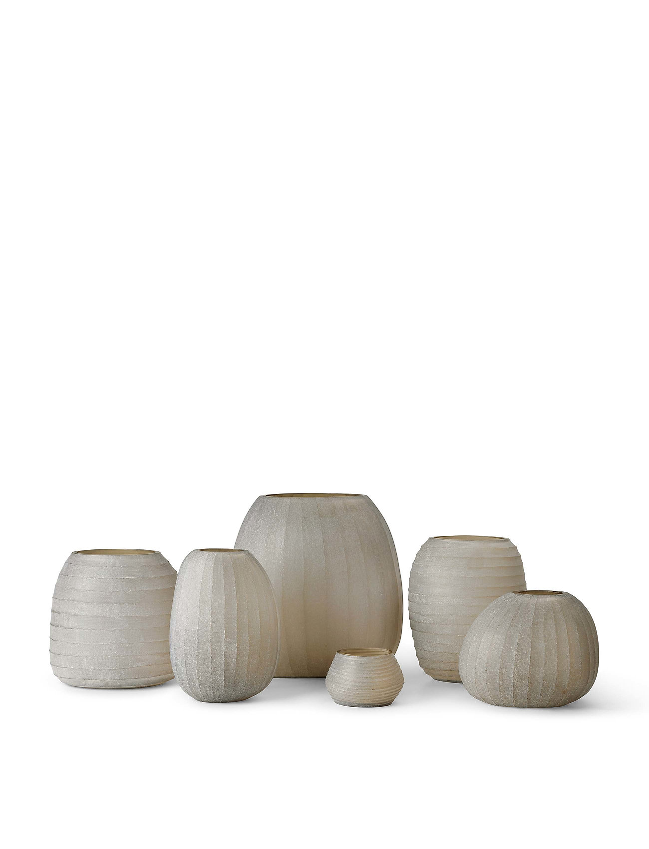 Nordstjerne - Organic candle holder - small vases - sand - 1