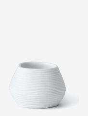 Nordstjerne - Organic candle holder - små vaser - opal white - 0