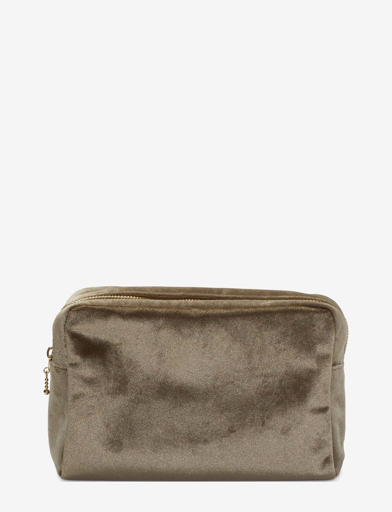 Nordstjerne - Toilettaske i velour, lille - nude grey - 0