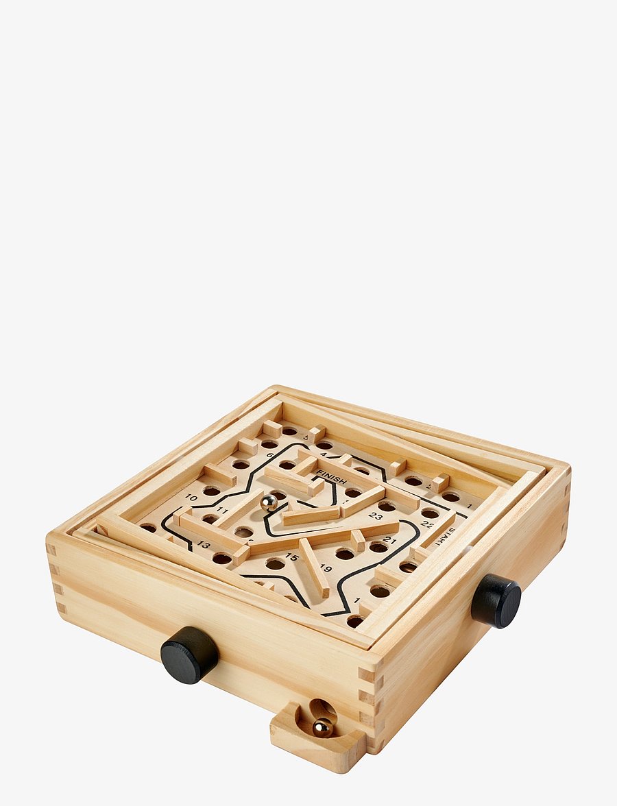 Noris - Deluxe Wooden Labyrinth - lauamängud - beige - 0