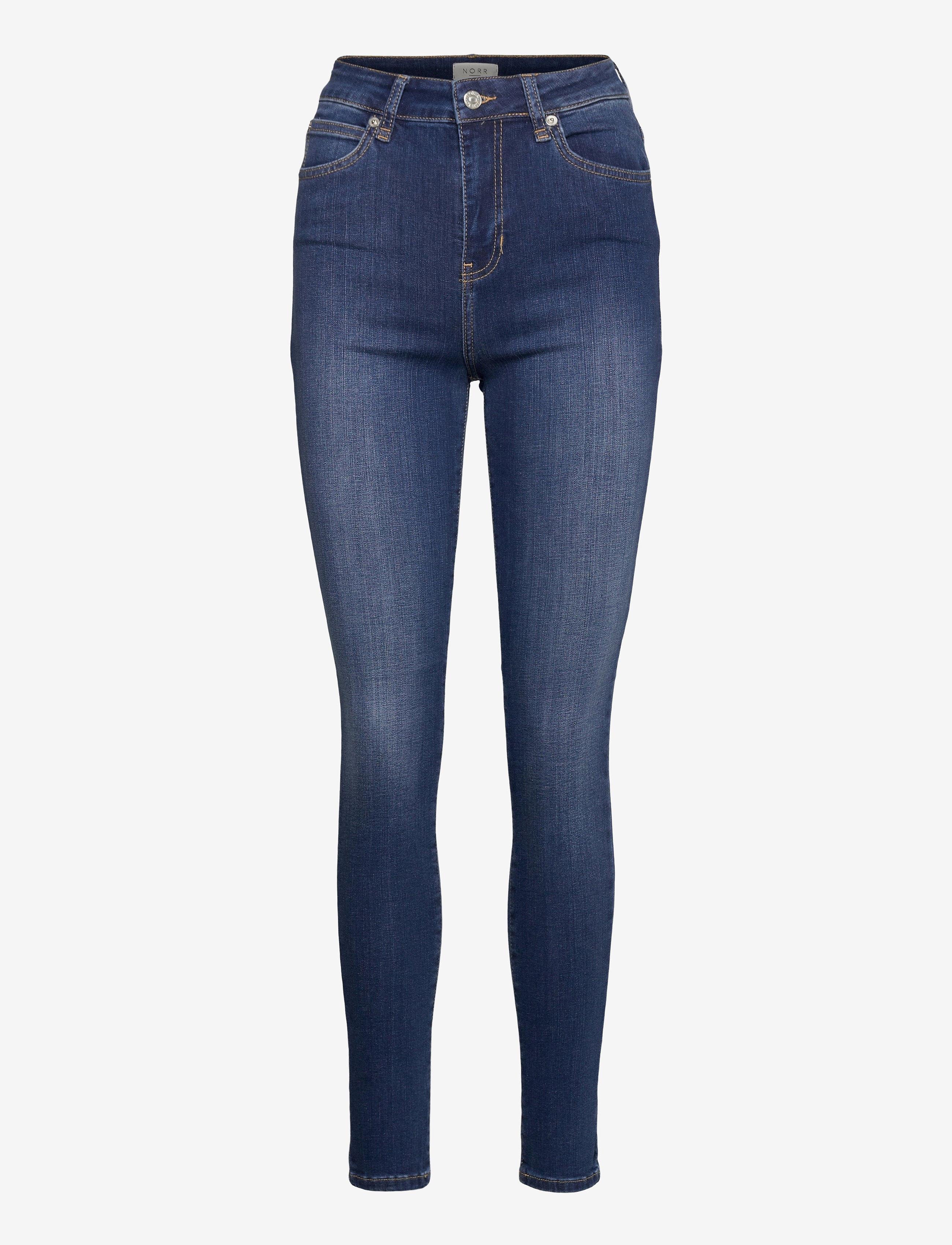 NORR Iva High Rise Skinny Jeans, 24, Blue, Jeans > Skinny, Dame