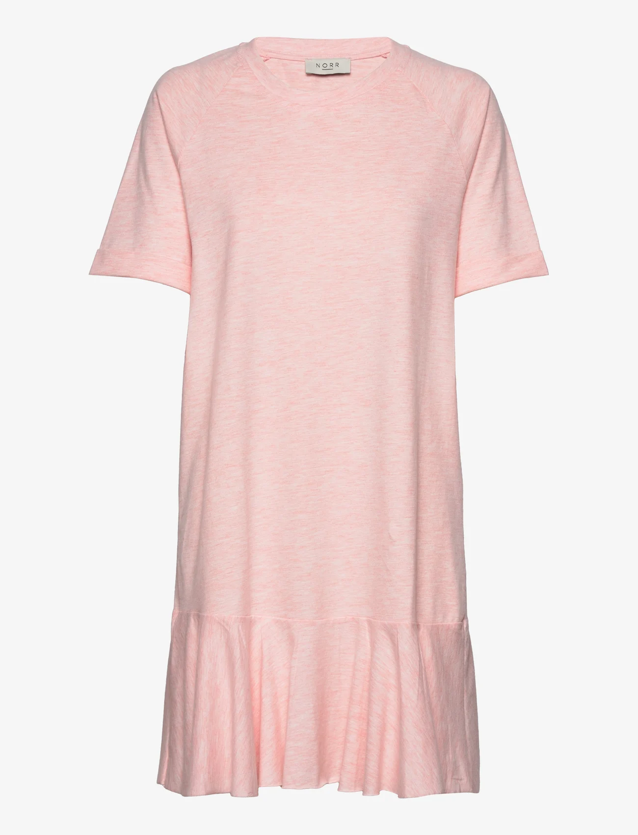 NORR - Payton dress - t-shirt dresses - light pink mélange - 0