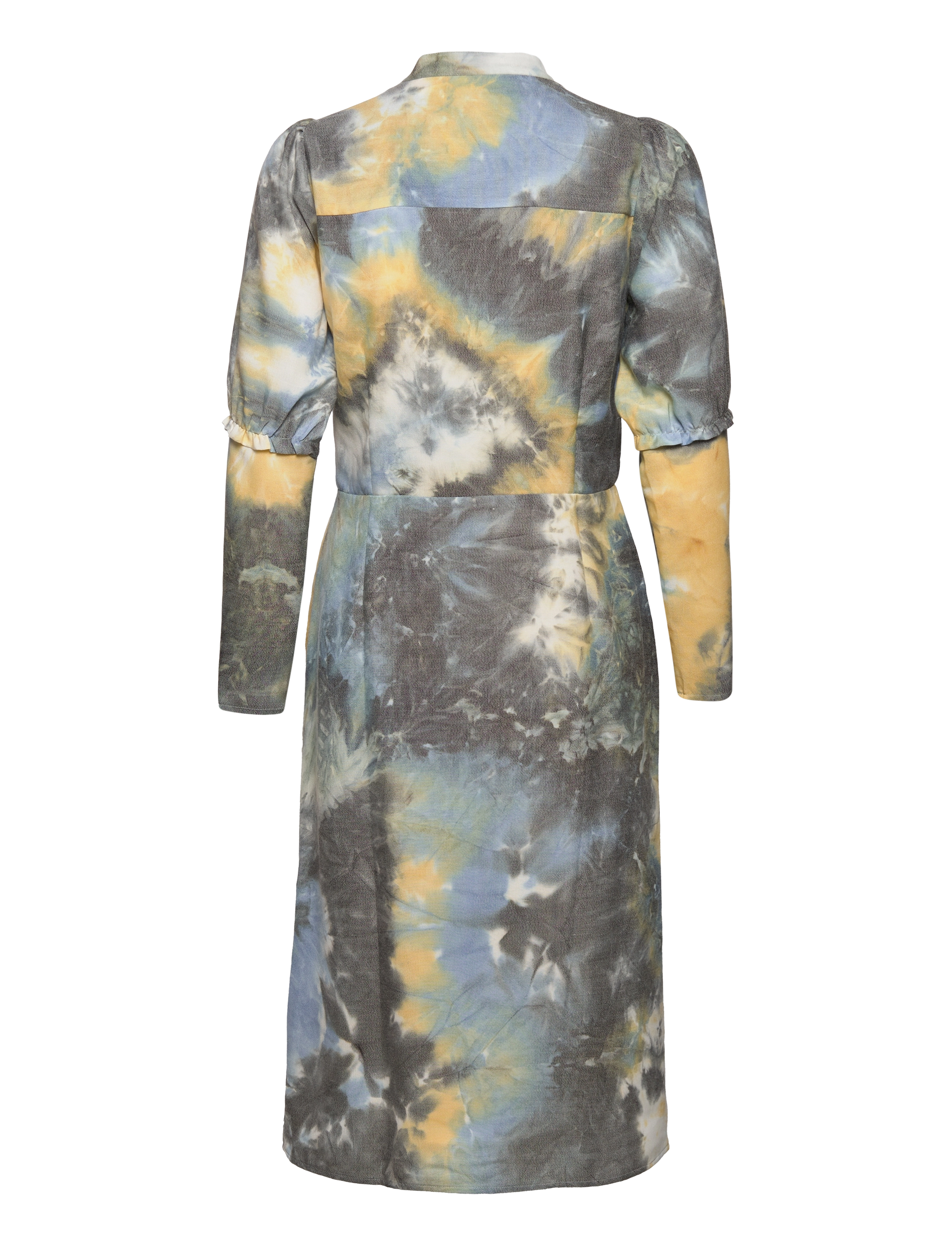NORR - Lucy dress - midikleider - olive tie dye - 1