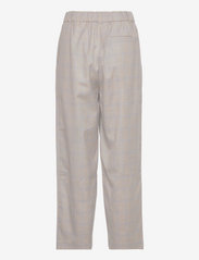 NORR - Yola pants - rette bukser - beige check - 1