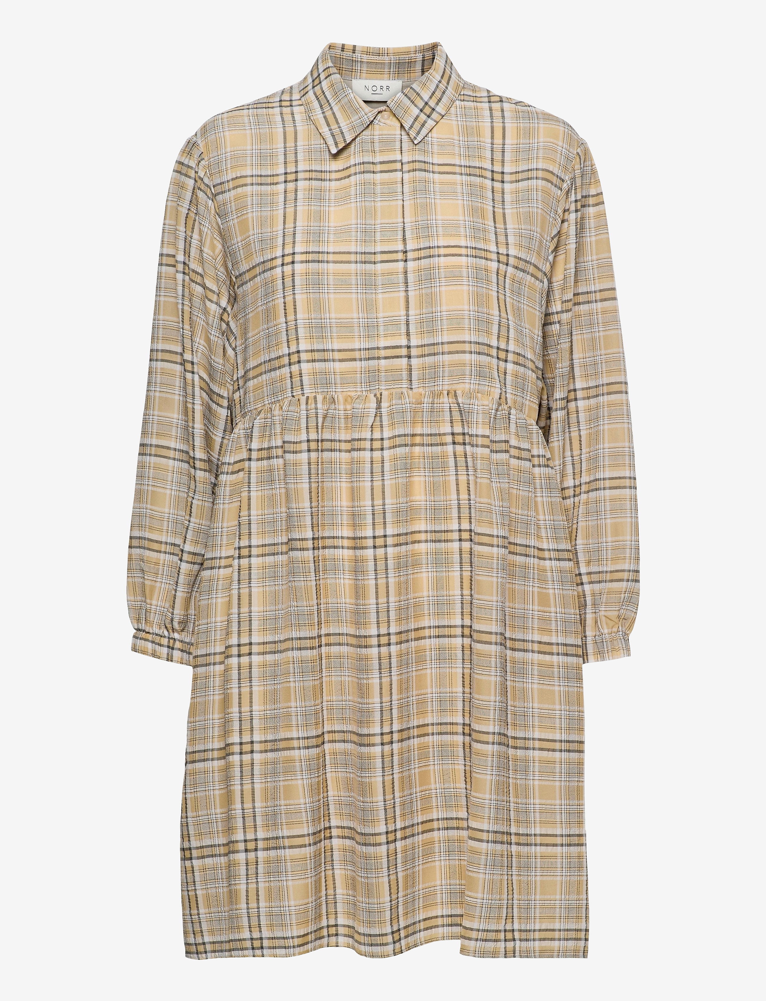 Judith mini dress - YELLOW CHECK