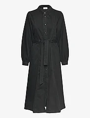 NORR - Texas denim dress - midi jurken - black - 0
