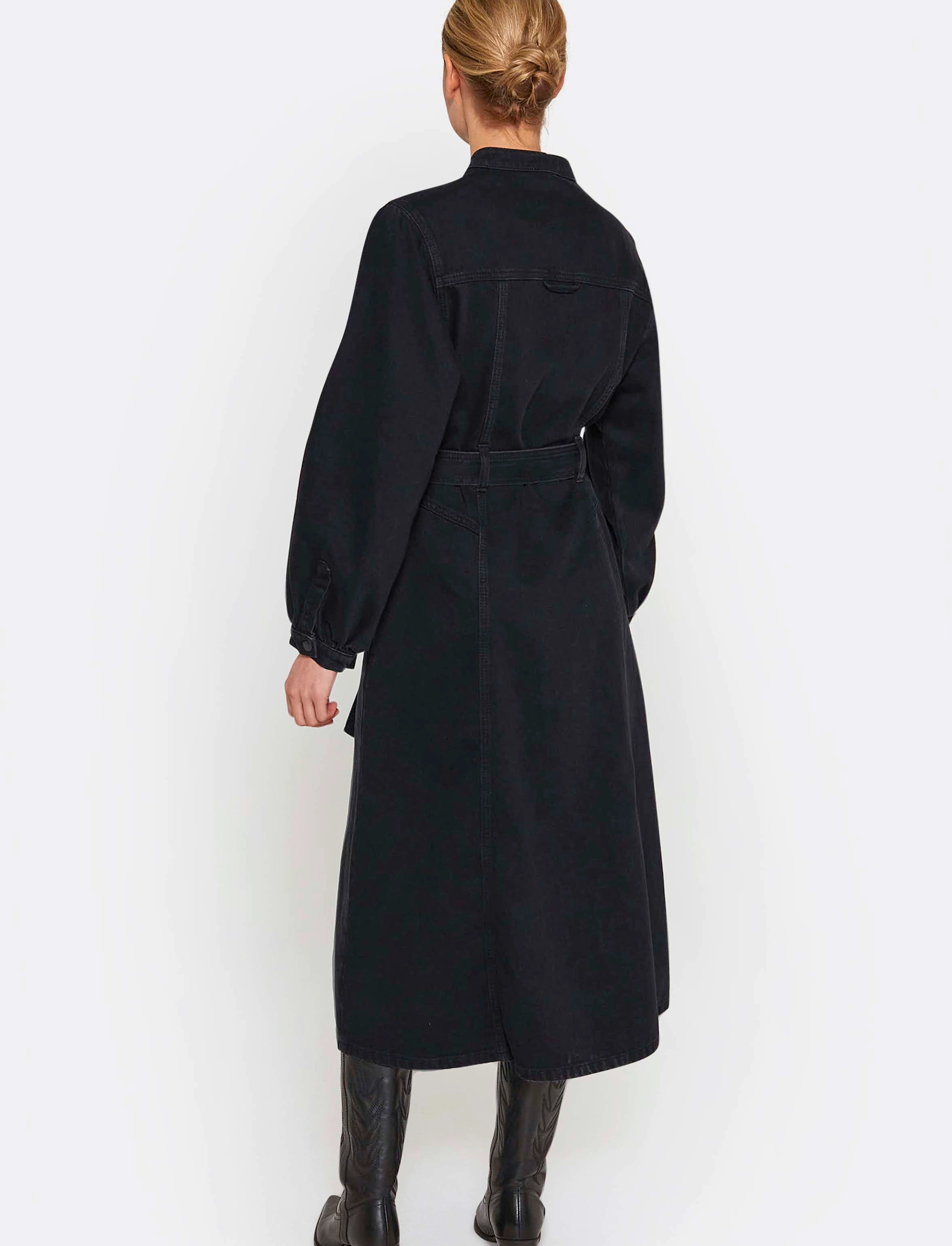 NORR - Texas denim dress - black - 3