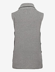NORR - Marta button waistcoat - grey melange - 1