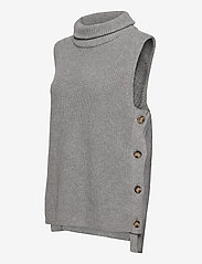 NORR - Marta button waistcoat - grey melange - 2