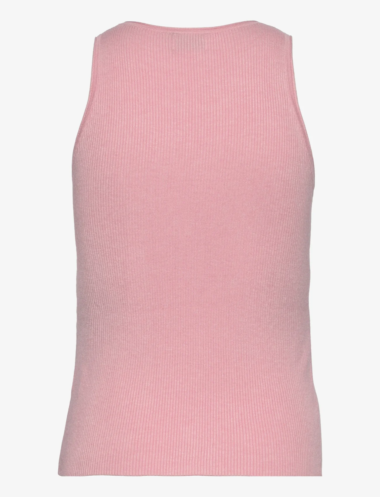 NORR - Flora knit top - knitted vests - light pink mélange - 1
