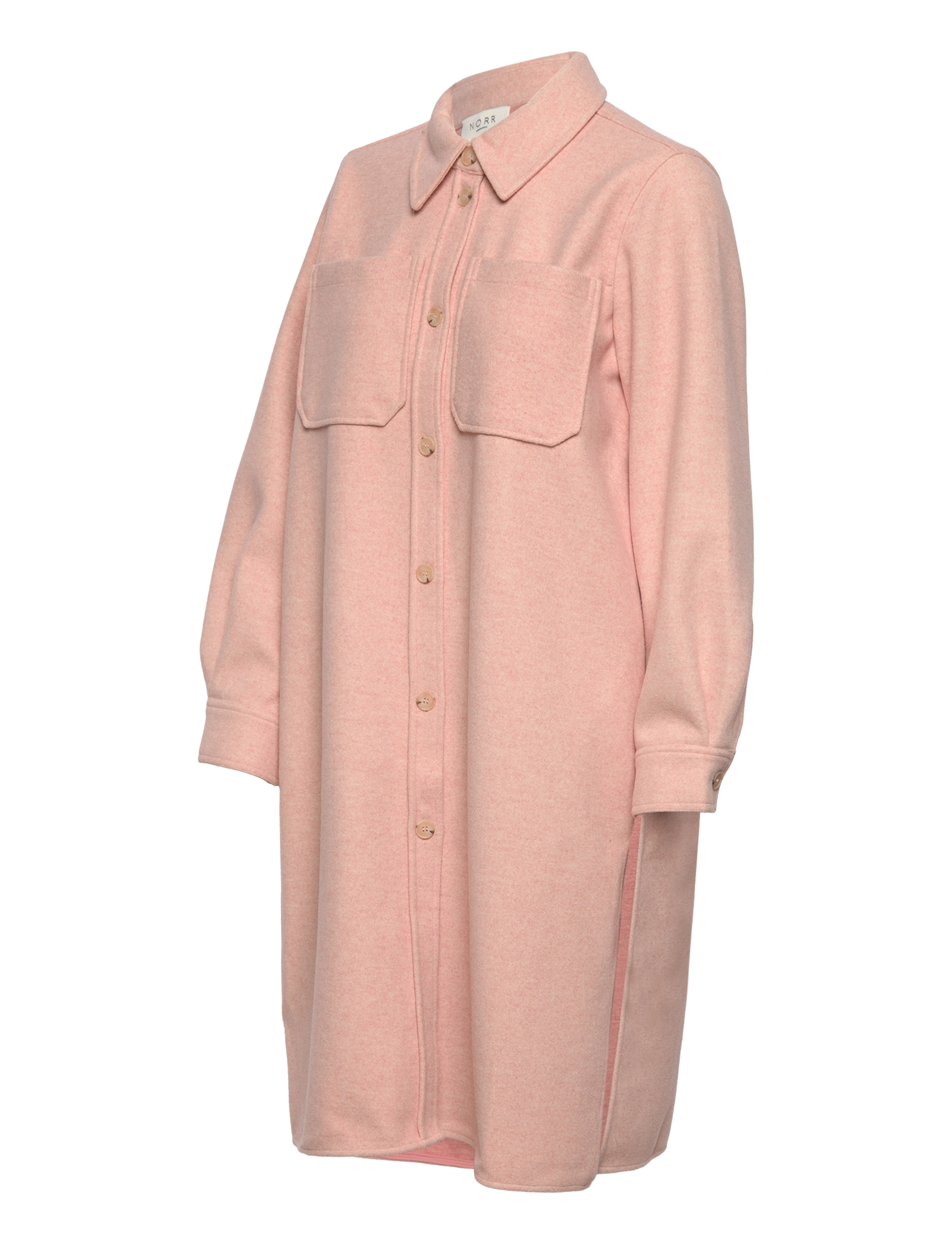 NORR - Helia long shirt - kobiety - light pink - 3