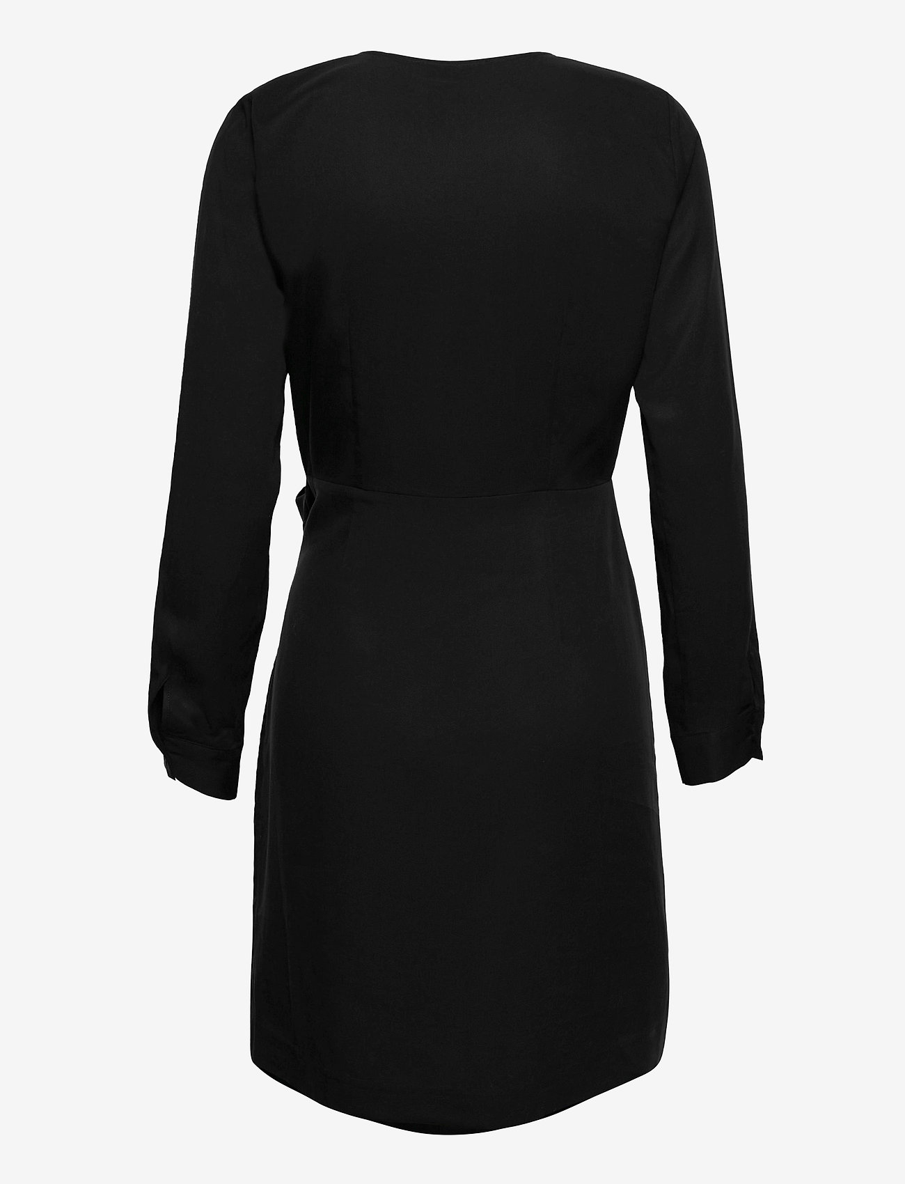 NORR - Mino dress - slå-om-kjoler - black - 1