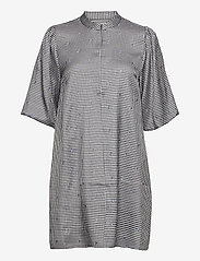 NORR - Tanja dress - tunics - grey check - 0