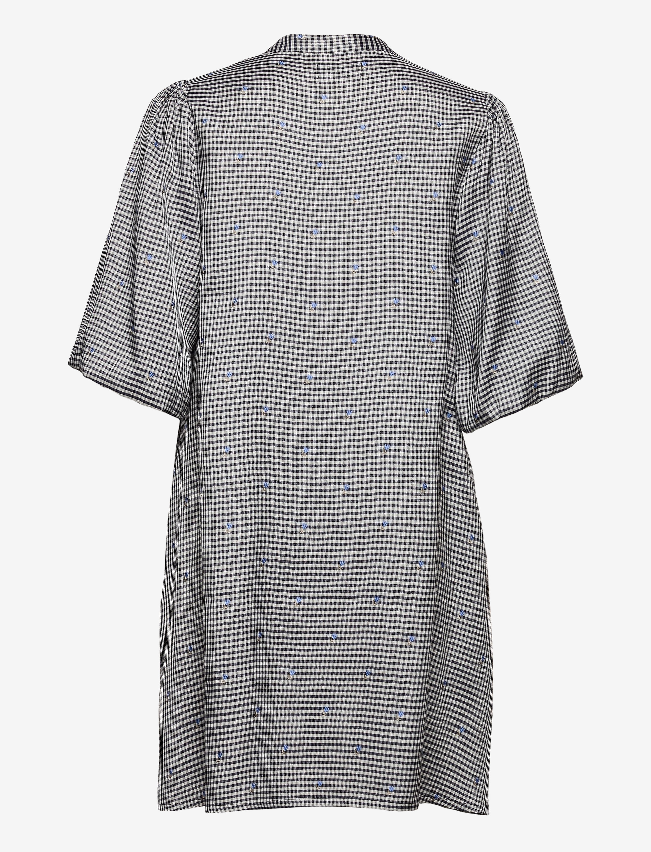NORR - Tanja dress - tuniken - grey check - 1