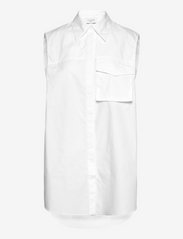 NORR - Betina shirt - overhemden met korte mouwen - white - 0