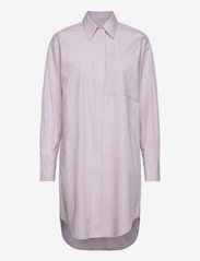 NORR - James shirt dress - midi jurken - lilac stripe - 0