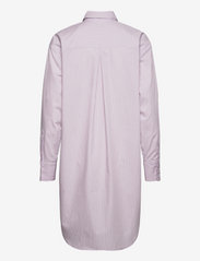 NORR - James shirt dress - midi jurken - lilac stripe - 1