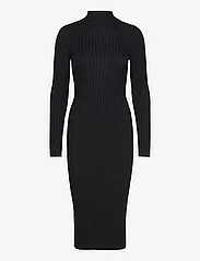 NORR - Karlina LS dress - bodycon dresses - black - 0