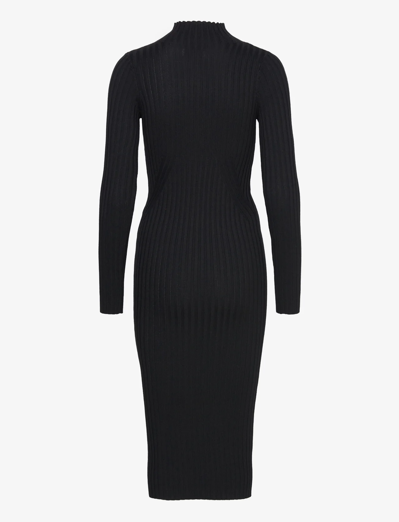 NORR - Karlina LS dress - aptemtos suknelės - black - 1