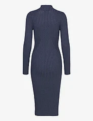 NORR - Karlina LS dress - bodycon dresses - dark blue melange - 1