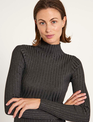 NORR - Karlina LS top - džemperiai - dark grey melange - 4