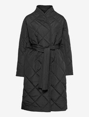 NORR - Alma quilted jacket - kevättakit - black - 0