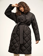 NORR - Alma quilted jacket - forårsjakker - black - 2