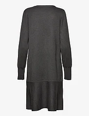 NORR - Als short knit dress - strikkjoler - dark grey melange - 1