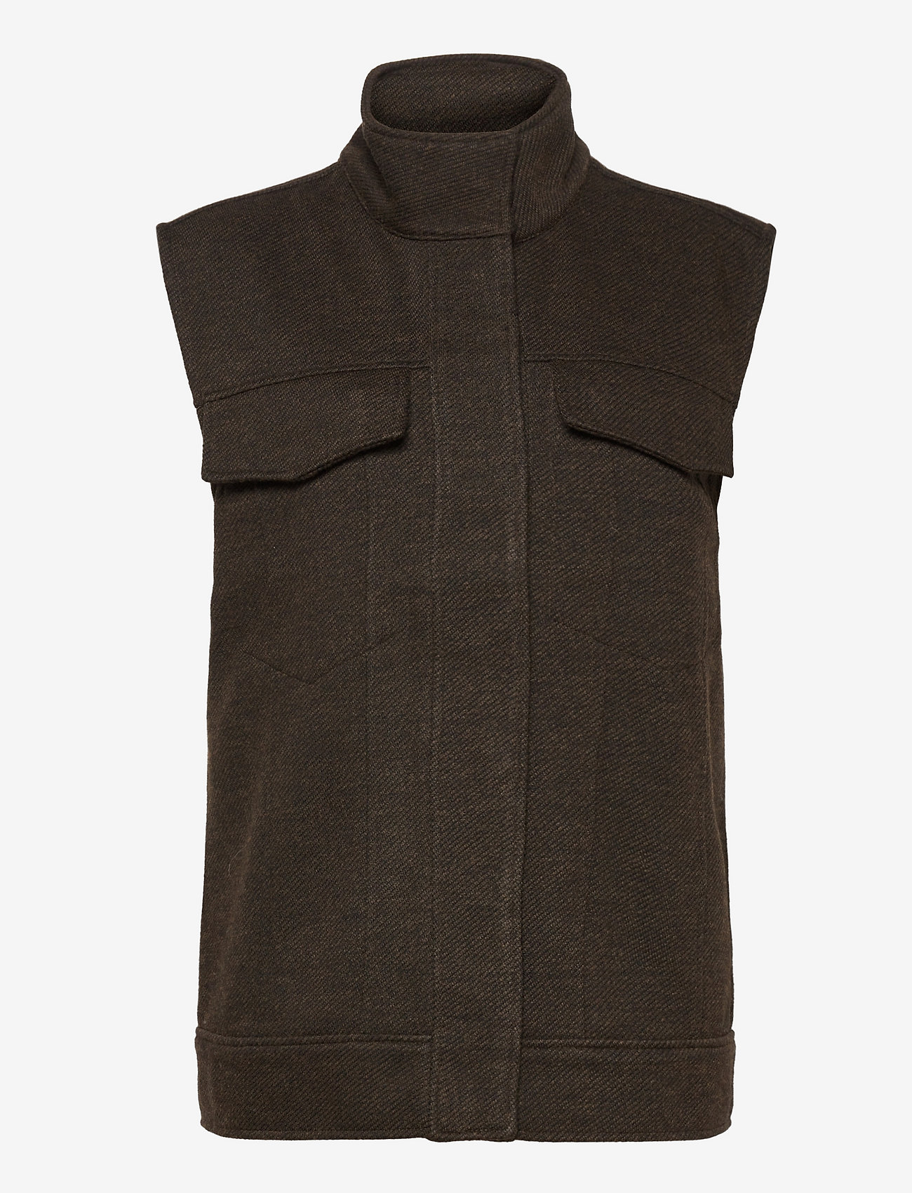 NORR - Kenia waistcoat - overtøj - dark army - 0